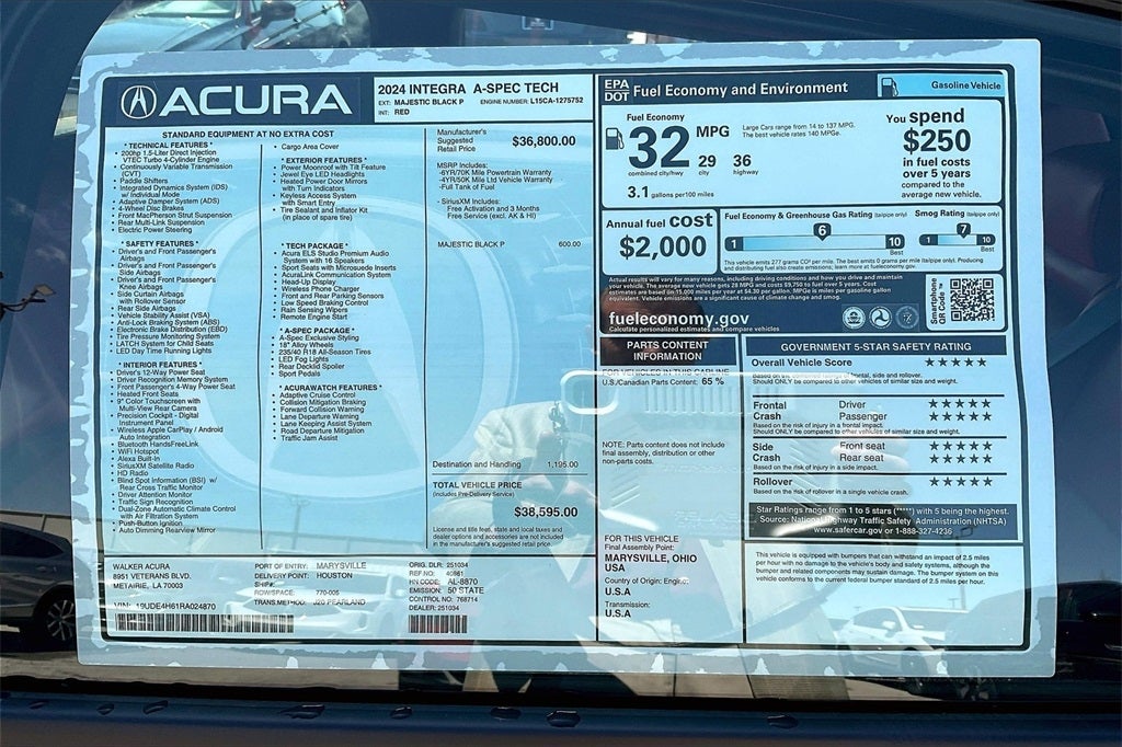 2024 Acura Integra A-SPEC TECH